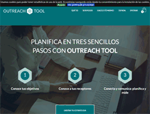 Tablet Screenshot of outreachtool.com